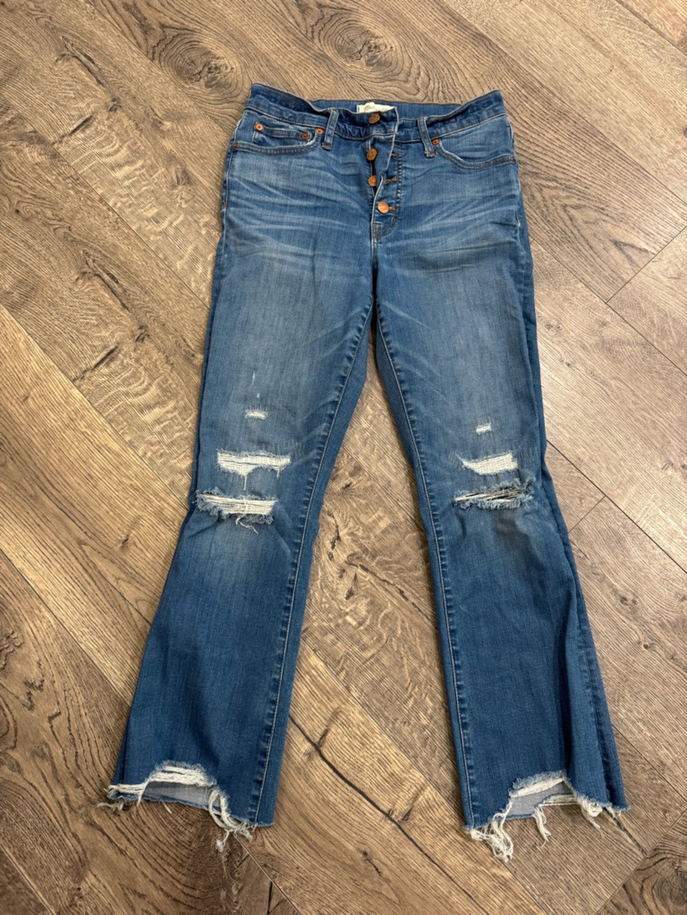 Madewell Distressed Cali Demi Bootcut